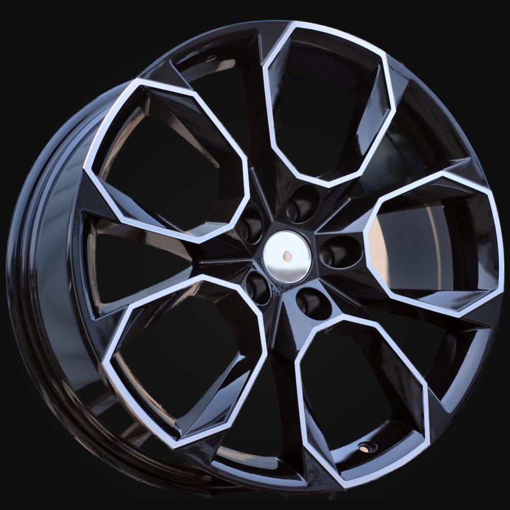 Wheel R17x7J  5X112  ET  40  57.1  SK516  (BK5278)  Black Polished (MB)  For SKODA  (D4+K4+Z7)