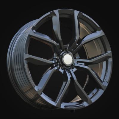 Wheel R22x9.5J  5X108  ET  42  63.4  XE328  (FBX206)  Black Half Matt (BLHM)  For LAND  (P2+Z6)  (HYBRID FORGED)