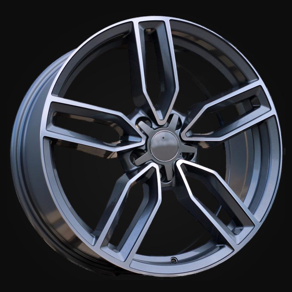 Wheel R19x8J  5X112  ET  35  66.5  BK916  Grey Polished (MG)  For AUD  (K4)