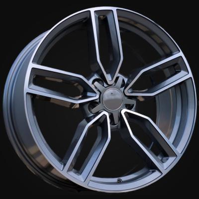 Wheel R19x8J  5X112  ET  35  66.5  BK916  Grey Polished (MG)  For AUD  (K4)