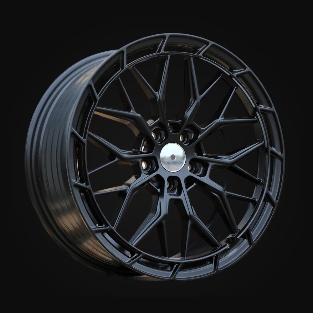 Wheel R18x8J  5X108  ET  40  67.1  FBX384  Black Half Matt (BLHM)  For RACIN  (Z7)  (HYBRID FORGED)