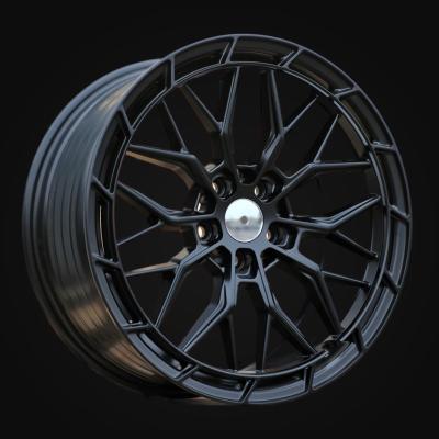 Wheel R18x8J  5X112  ET  38  66.5  FBX384  Black Half Matt (BLHM)  For RACIN  (Z7)  (HYBRID FORGED)