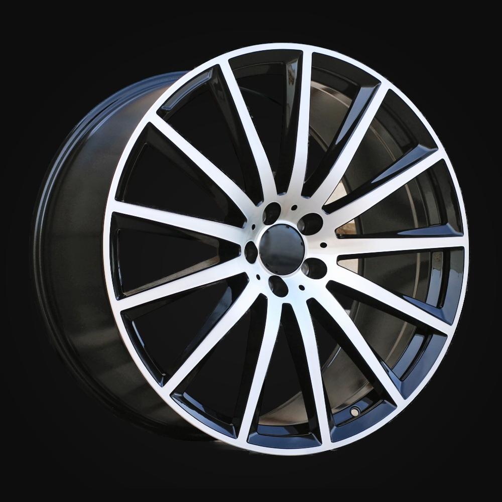 Wheel R22x11.5J  5X112  ET  47  66.6  H3524F  Black Polished (MB)  For MER  (Z3)  (HYBRID FORGED Rear+Front)