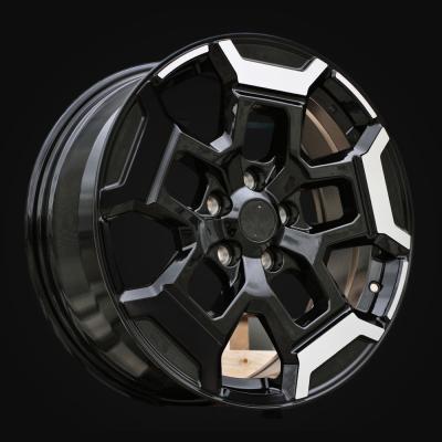 Wheel R18x7.5J  5X114.3  ET  40  66.1  H3527F  Black Polished (MB)  For RACIN  (K7)  (HYBRID FORGED (For Nissan))
