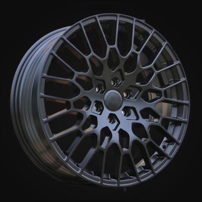 Wheel R20x8J  6X120  ET  48  74.6  HF2168  Satin Black (SB)  For FORD  (P2)  (HYBRID FORGED 1050KG)