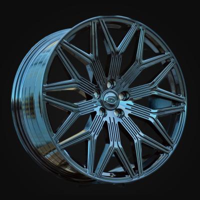 Wheel R22x10J  5X120  ET  38  72.6  HF2175  Gloss Black (GB)  For LAND  (Z5)  (HYBRID FORGED)