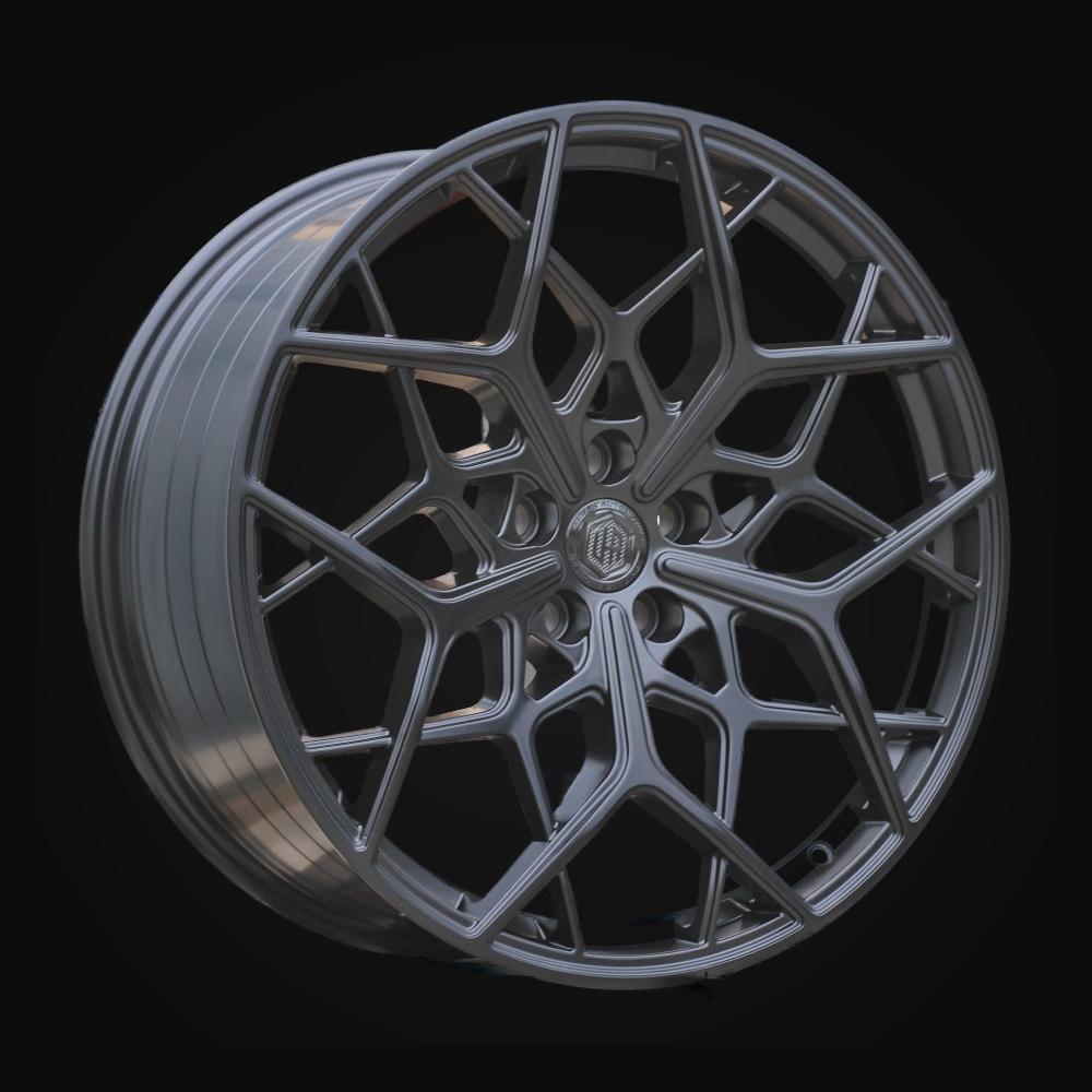 Wheel R22x10J  5X120  ET  40  72.6  HF5210  Satin Black (SB)  For LAND  (K3)  (HYBRID FORGED)