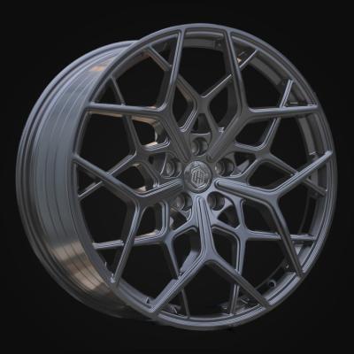 Wheel R22x10J  5X120  ET  40  72.6  HF5210  Satin Black (SB)  For LAND  (K3)  (HYBRID FORGED)