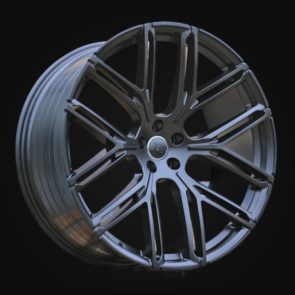 Wheel R22x10J  5X112  ET  18  66.5  HF736  Black Half Matt (BLHM)  For AUD  (Z5)  (HYBRID FORGED New Model)