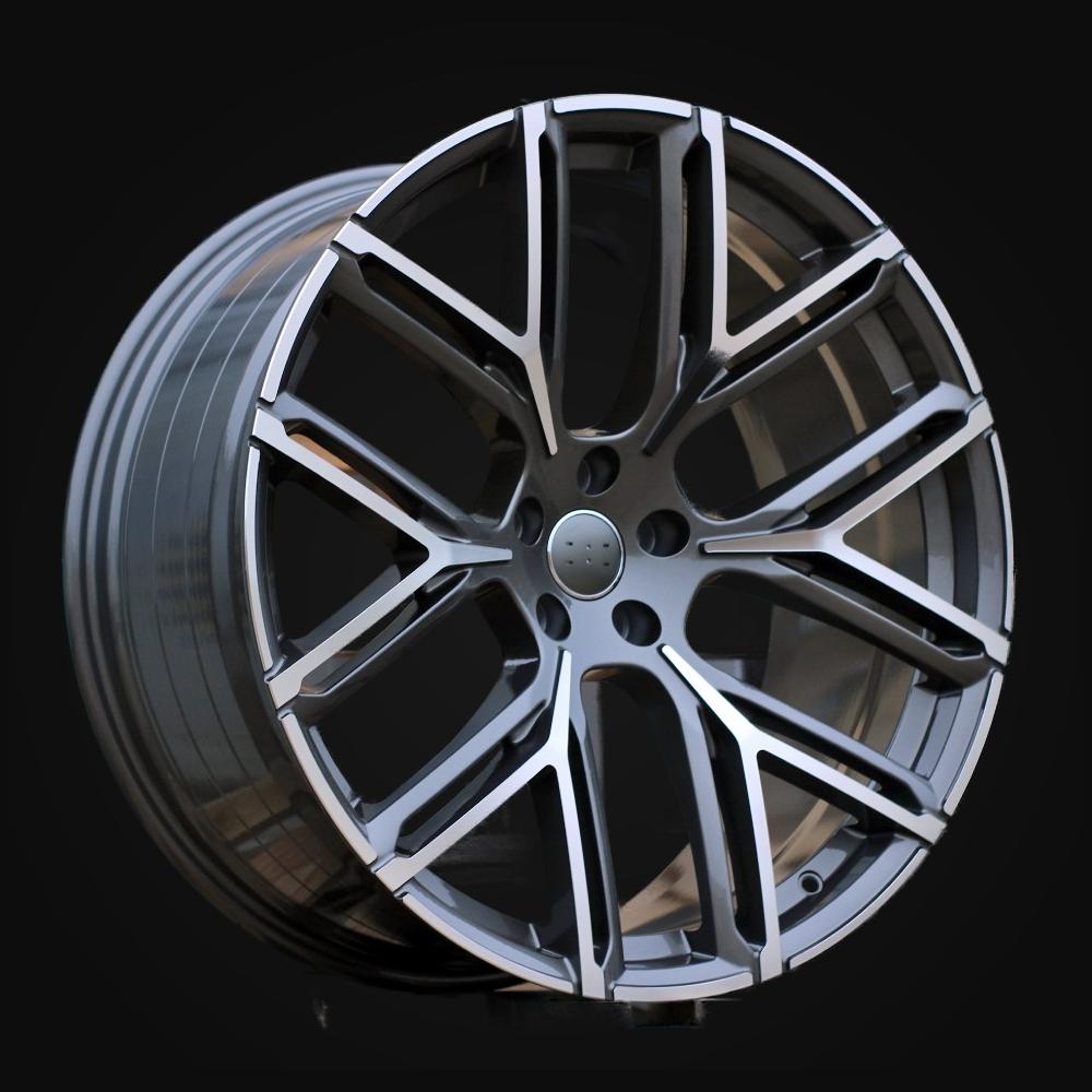 Wheel R22x10J  5X112  ET  18  66.5  HF736  Grey Polished (MG)  For AUD  (Z5)  (HYBRID FORGED New Model)