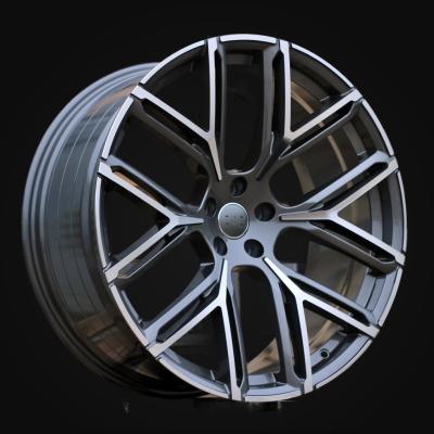 Wheel R22x10J  5X112  ET  18  66.5  HF736  Grey Polished (MG)  For AUD  (Z5)  (HYBRID FORGED New Model)