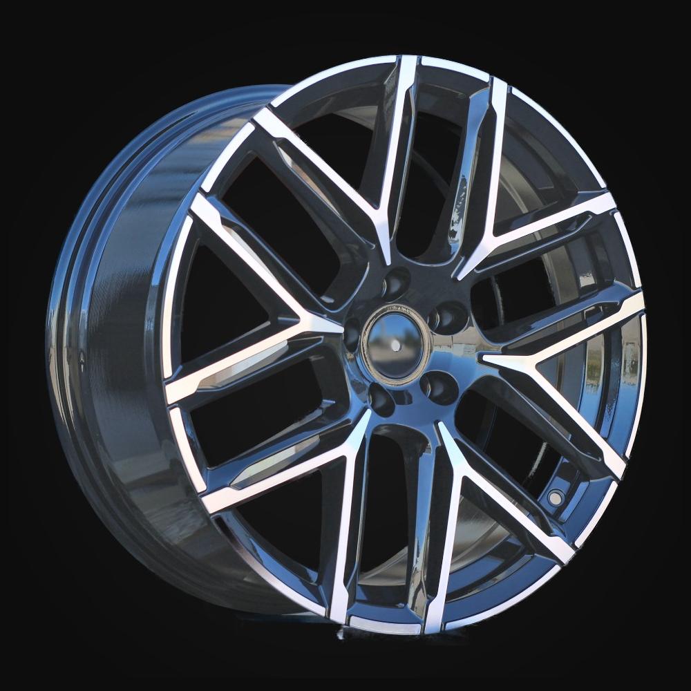 Wheel R19x8.5J  5X112  ET  38  66.5  HF736  (F734)  Black Polished (MB)  For AUD  (Z6)  (HYBRID FORGED)