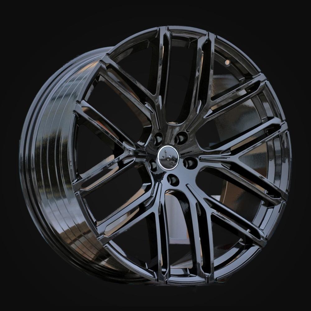 Wheel R21x9.5J  5X112  ET  20  66.5  HF736  (F734)  Black (BL)  For AUD  (K8)  (HYBRID FORGED)