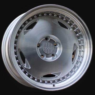 Wheel R15x8J  4X100  ET  20  73.1  HX029  Polished Silver+Polished Lip (MSPL)  For HAXER  (K7)  (Rear+Front)
