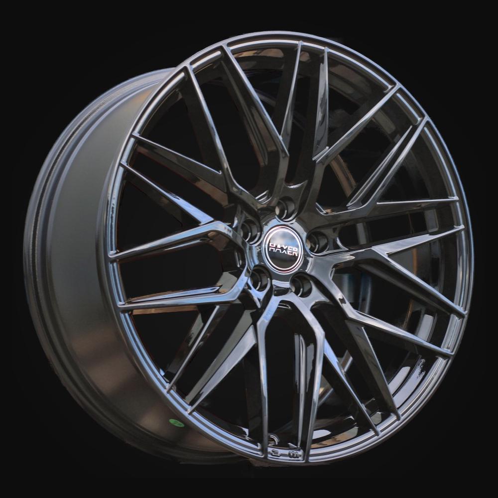 Wheel R18x8J  5X115  ET  41  70.1  HX035  (B5902)  Black (BL)  For HAXER  (Z7)