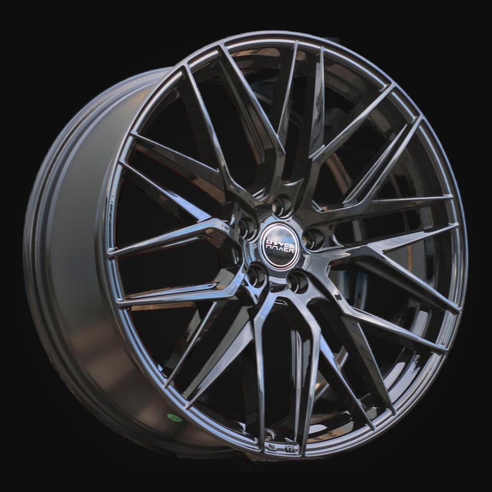 Wheel R18x8J  5X120  ET  35  72.6  HX035  (B5902)  Black (BL)  For HAXER  (K4)