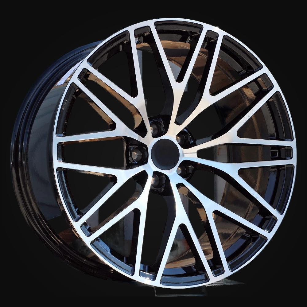Wheel R20x9J  5X112  ET  26  66.5  XFRGW5697  Black Polished (MB)  For PORCH  (K3)  (FORGED (Rear+Front))