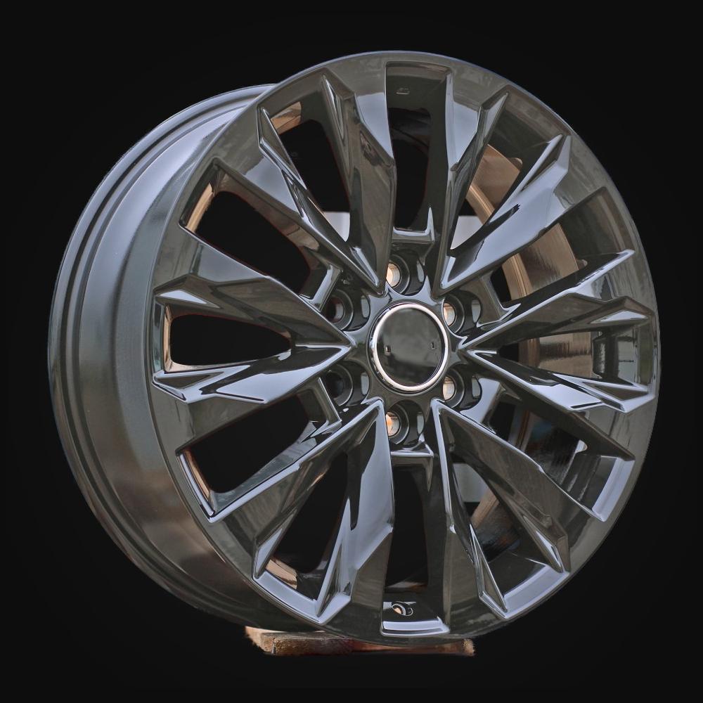 Wheel R18x7.5J  6X139.7  ET  60  95.1  Y0185  Black (BL)  For TOYOT  (Z4)
