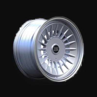Wheel R16x8J  4X100  ET  20  57.1  Y1085  Silver Shining+Polished Lip (SSPL)  For BMW  (P)  (HYBRID FORGED)