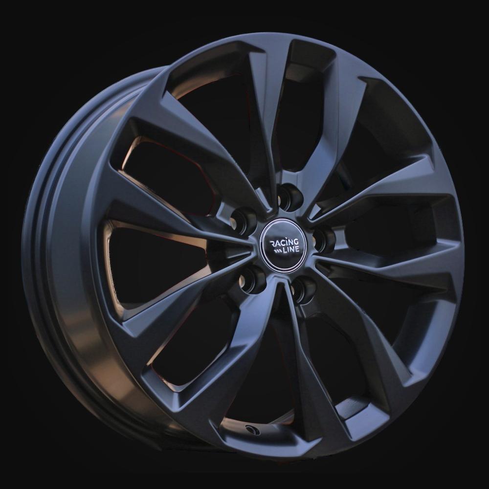Wheel R16x6.5J  5X112  ET  45  66.6  Y1144  Black Half Matt (BLHM)  For RACIN  (P)