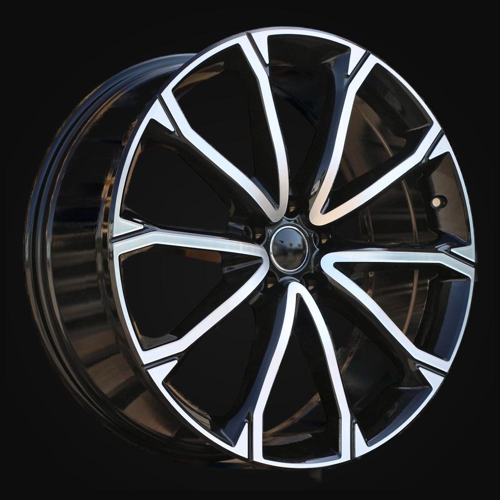 Wheel R21x8.5J  5X112  ET  38  66.5  Y1197  Black Polished (MB)  For AUD  (K2)  (NEW Model)