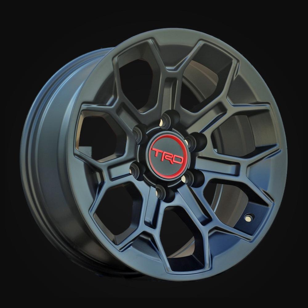 Wheel R17x8J  6X139.7  ET  5  106.1  Y1203  Black Half Matt (BLHM)  For TOYOT  (R)