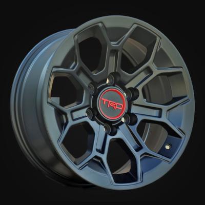 Wheel R17x8J  6X139.7  ET  5  106.1  Y1203  Black Half Matt (BLHM)  For TOYOT  (R)