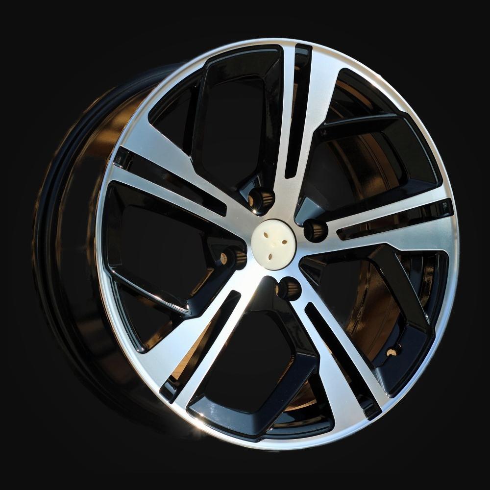 Wheel R16x7J  4X108  ET  25  65.1  Y1206  Black Polished (MB)  For PEUG  (D5+P2)  ((AKC 70 Eur))