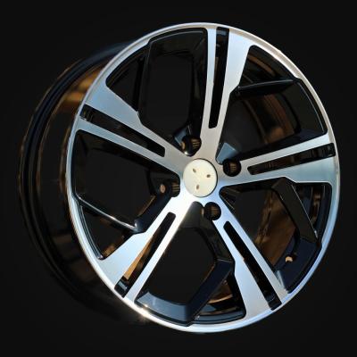 Wheel R17x7J  4X108  ET  25  65.1  Y1206  Black Polished (MB)  For PEUG  (K2)