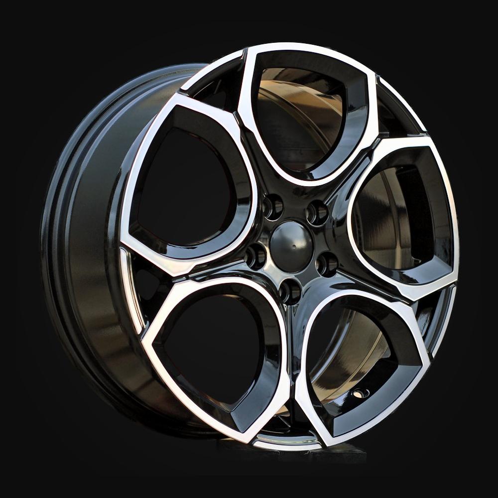 Wheel R18x7.5J  5X112  ET  51  57.1  Y1232  Black Polished (MB)  For VW  (K2)  (NEW Model)
