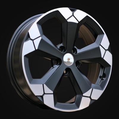 Wheel R17x6.5J  5X114.3  ET  32  66.1  Y1274  Black Partial Polished Half Matt (BPHM)  For DACIA  (P)  (NEW Model)