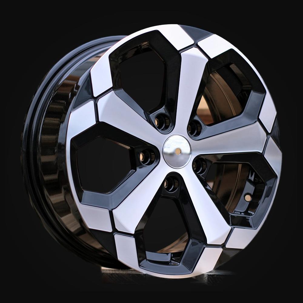 Wheel R16x6.5J  5X114.3  ET  33  66.1  Y1274  Black Polished (MB)  For DACIA  (K2+P+R)  (NEW Model)