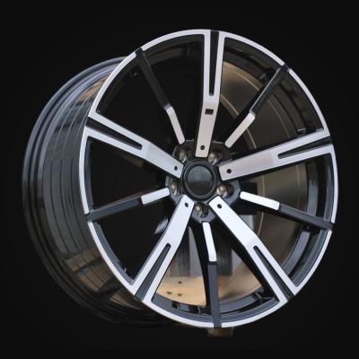 Wheel R19x8J  5X112  ET  27  66.6  YF1156  Black Polished (MB)  For BMW  (K7)  (HYBRID FORGED Front + Rear)