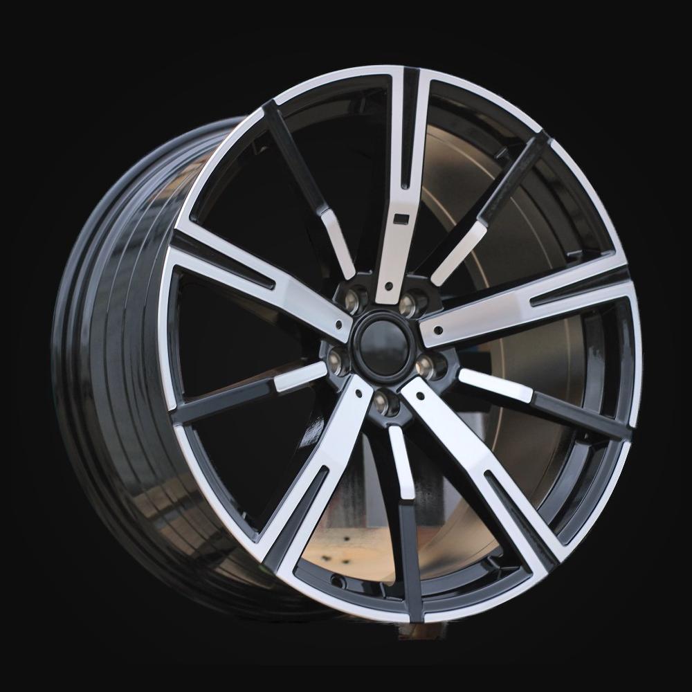 Wheel R20x9.5J  5X112  ET  40  66.6  YF1156  Black Polished (MB)  For BMW  (K7+Z6)  (HYBRID FORGED Rear+Front)