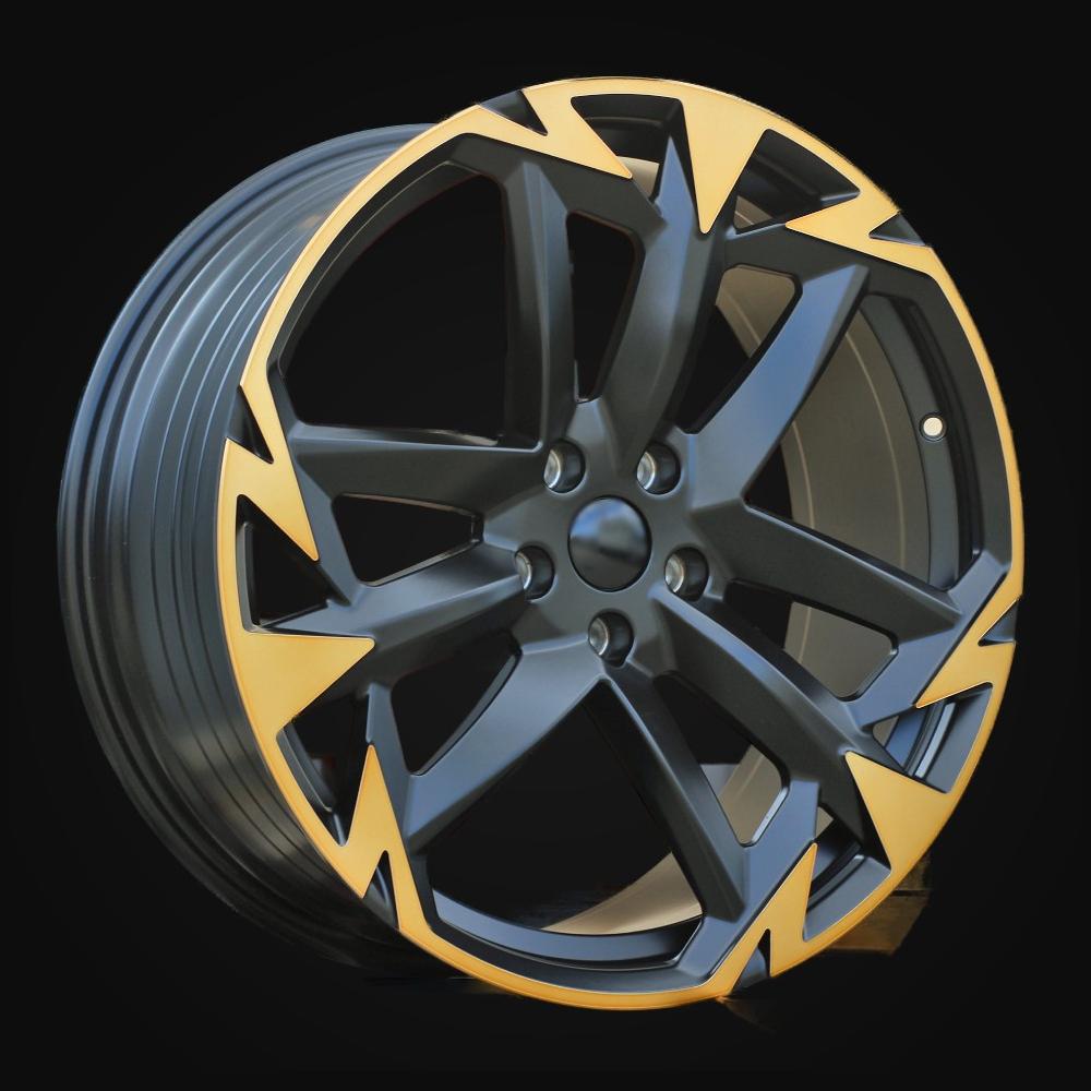 Wheel R20x8.5J  5X112  ET  38  57.1  YF3005  Black Polished Half Matt Cooper (MBHMC)  For CUPRA  (Z4)  ((AKC 135 Eur)HYBRID FORGED)