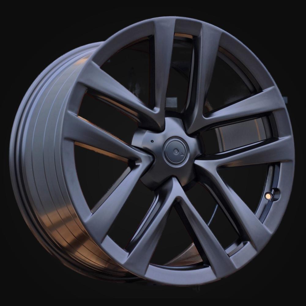 Wheel R21x10.5J  5X120  ET  45  64.1  YF5591  Black Half Matt (BLHM)  For TESLA  (Z6)  (HYBRID FORGED (Model S)(Rear+Front))