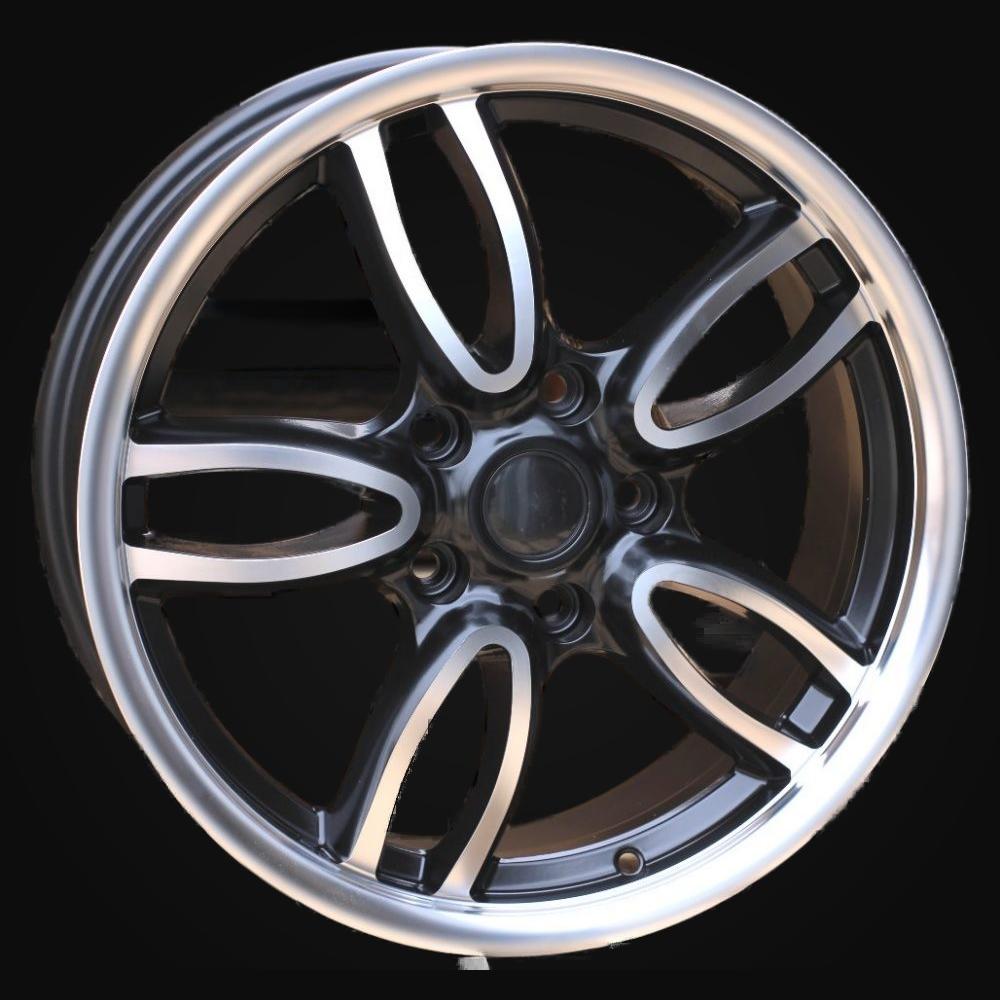 Wheel R17x7J  5X120  ET  50  72.6  ZE1144  Black Polished Half Matt (MBHM)  For RACIN  (K3)  ((SBMF) Mini Cooper (AKC 70 Eur))