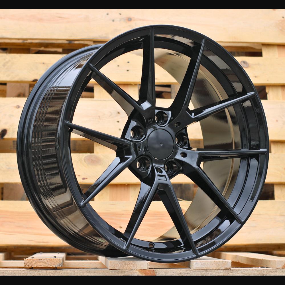 Wheel R19x8.5J  5X112  ET  26  66.6  B1416  (FBX124)  Black (BL)  For BMW  (P2+Z7+Z6)  (HYBRID FORGED Rear+Front)