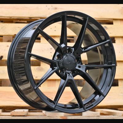 Wheel R19x8.5J  5X112  ET  26  66.6  B1416  (FBX124)  Black (BL)  For BMW  (P2+Z7+Z6)  (HYBRID FORGED Rear+Front)