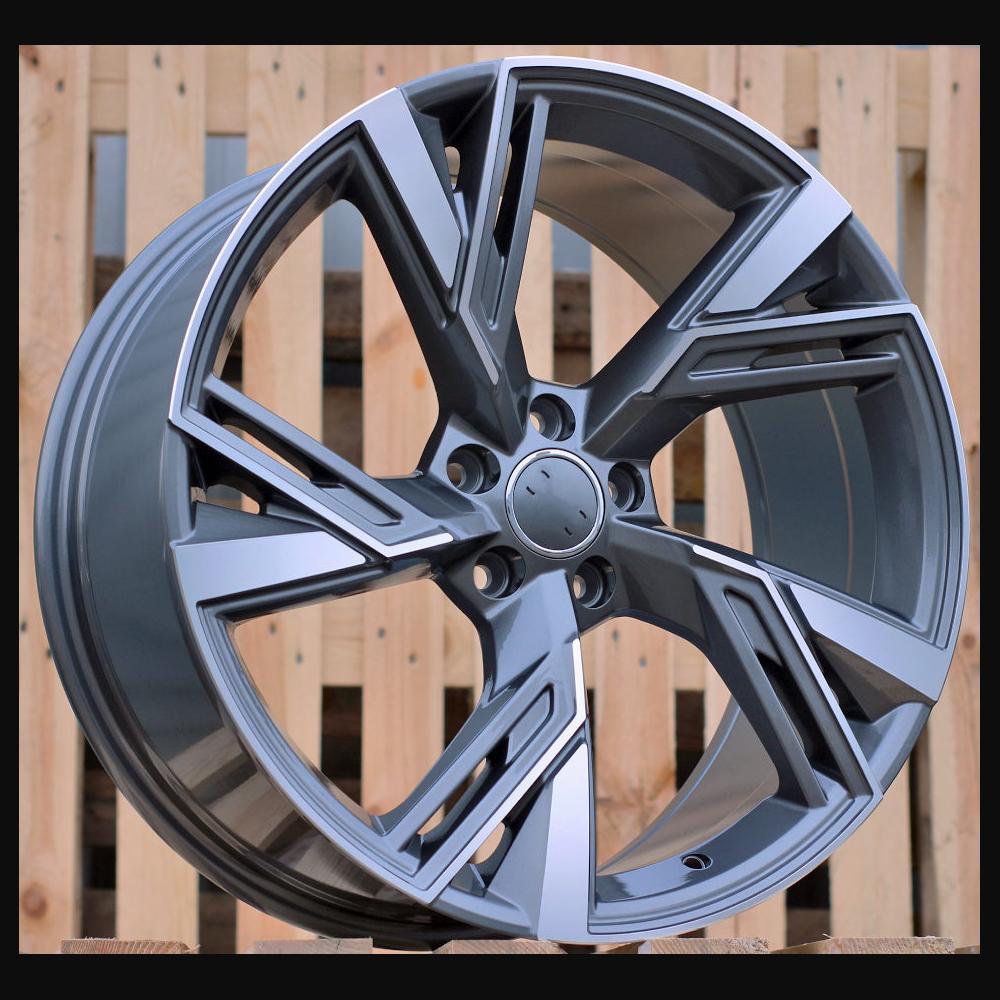 Wheel R20x9J  5X112  ET  31  66.5  B1571  (FBX154)  Grey Polished (MG)  For AUD  (P2)  (HYBRID FORGED)