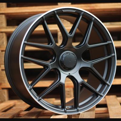Wheel R20x9.5J  5X112  ET  38  66.6  B5318  Black Half Matt+Polished Lip (BLHMPL)  For MER  (K4)  (REAR+FRONT)