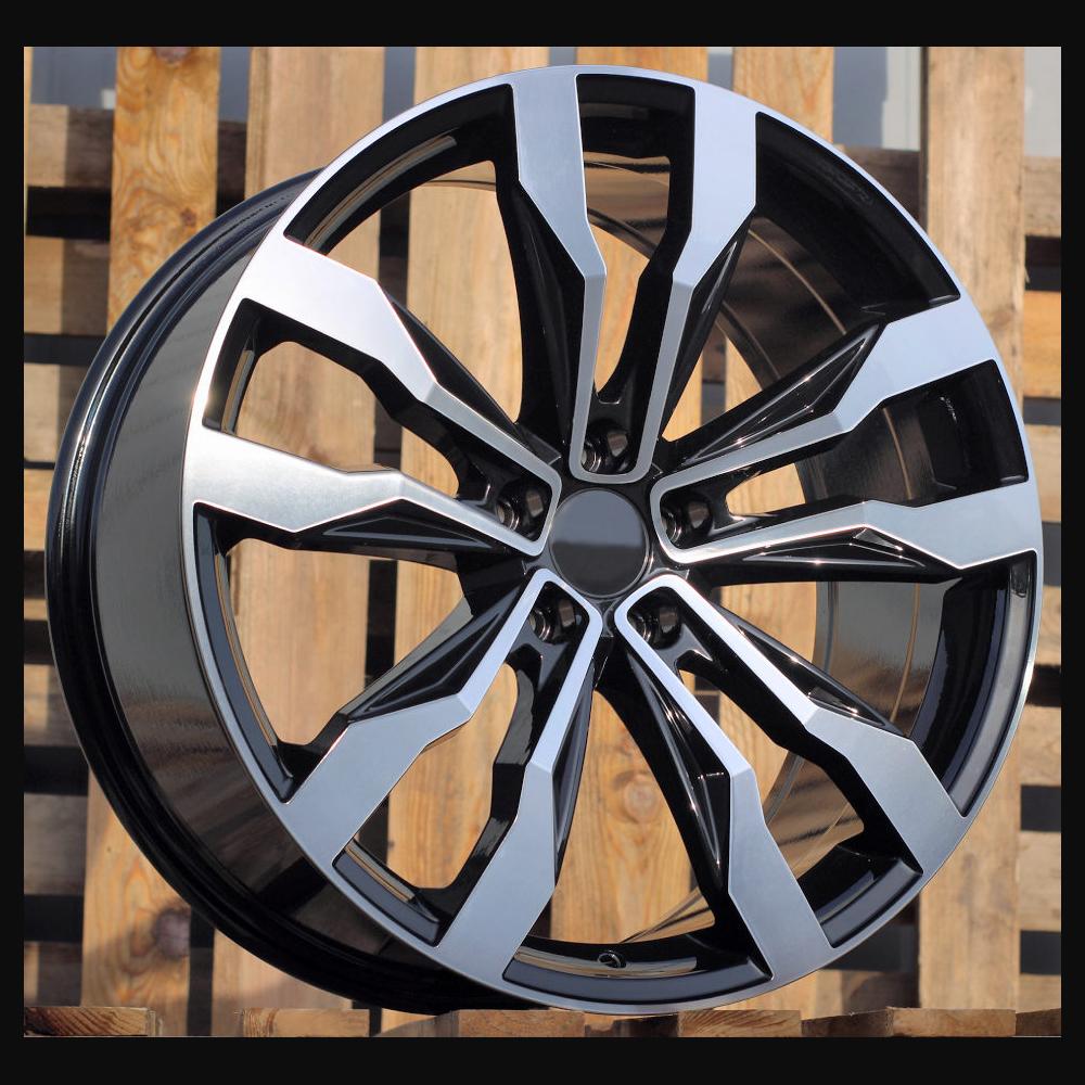 Wheel R21x9J  5X112  ET  31  66.6  B5333  (IN5389)  Black Polished (MB)  For VW  (K8+P2)  (New TOUAREG)