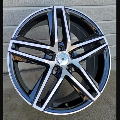 Wheel R17x7.5J  5X100  ET  45  57.1  B5410  Black Polished+Powder Coating (MBPC)  For SEAT  (P1)