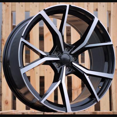 Wheel R22x9.5J  5X112  ET  31  66.5  B5801  (IN5499)  Black Polished (MB)  For VW  (P1)  (New TOUAREG)