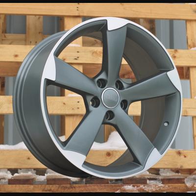 Wheel R18x8J  5X112  ET  45  66.5  BK217  (FBX341)  Satin Gun Metal (SGM)  For AUD  (P1)  (HYBRID FORGED)