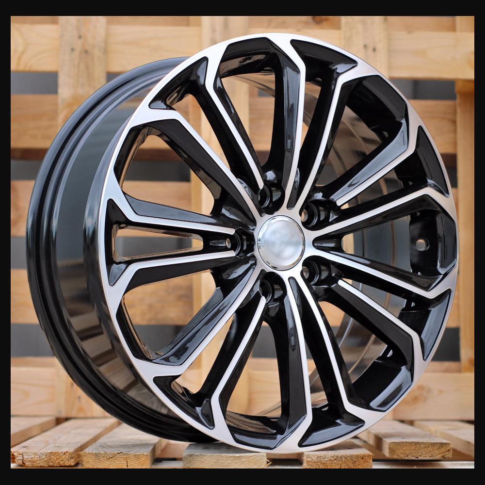 Wheel R15x6J  5X114.3  ET  40  60.1  BK667  (XF069)  Black Polished (MB)  For TOYOT  (R)