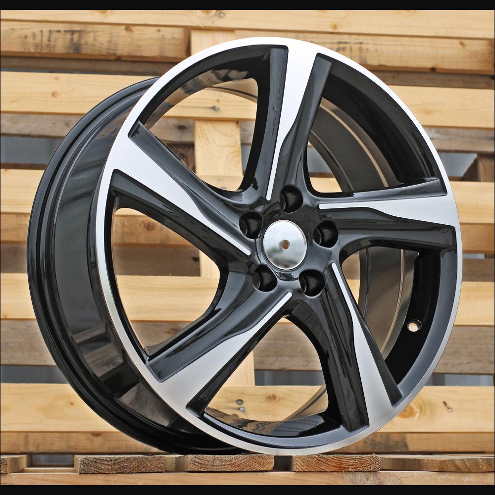 Wheel R16x7J  5X108  ET  46  67.1  BY115  (DW5080)  Black Polished (MB)  For VOLVO  (P1)