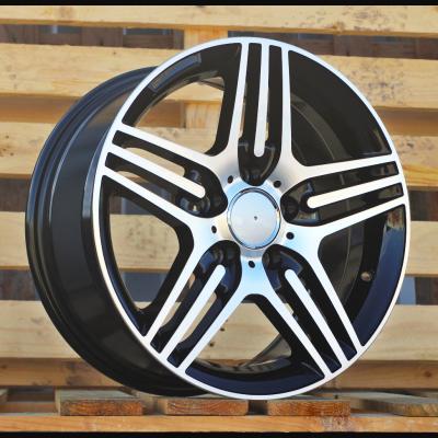 Wheel R16x7.5J  5X112  ET  35  66.6  DW202  (BK146)  Black Polished (MB)  For MER  (R)  ((AKC 70 Eur))