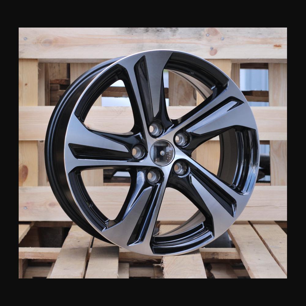 Wheel R15x6J  5X98  ET  25  58.1  F5832  Black Polished+Powder Coating (MBPC)  For RACIN  (R)