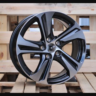 Wheel R15x6J  5X98  ET  25  58.1  F5832  Black Polished+Powder Coating (MBPC)  For RACIN  (R)